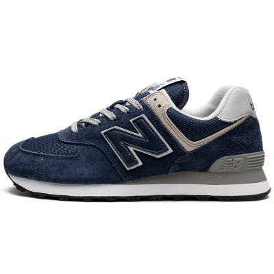 New Balance 574 Navy Grey зимние