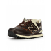 New Balance 574 Classic Brown/White