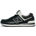 New Balance 574 Leather Black