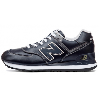 New Balance 574 Leather Dark Blue