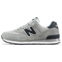 New Balance 574 Grey/Dark Blue