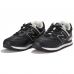 New Balance 574 Leather Black