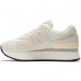 New Balance 574+ White Grey на платформе