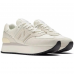 New Balance 574+ White Grey на платформе