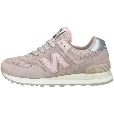 New Balance 574 розовые с серым