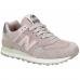 New Balance 574 розовые с серым