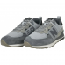 New Balance 574 Suede Gray and Silver