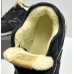 New Balance 574 Mid кожаные черные зима