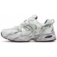 New Balance 530 Custom White Silver Navy