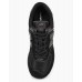 New Balance 574 Total Black с белой строчкой