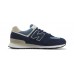 New Balance 574 Navy Denim Beige