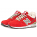 New Balance 574 красные с белым зима