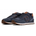 Кроссовки New Balance 574 синие с коричневым
