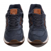 Кроссовки New Balance 574 синие с коричневым