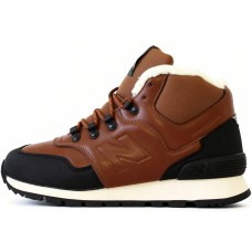 Кроссовки зимние New Balance 755 с мехом светло-коричневые с черным Кроссовки зимние New Balance 755 с мехом светло-коричневые с черным