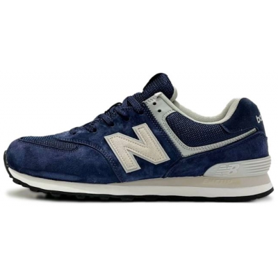Кроссовки New Balance 574 Blue Cream White