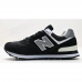 Кроссовки New Balance 574 Suede Black White