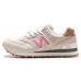 Кроссовки New Balance 574 Beige Pink бежевые с розовым