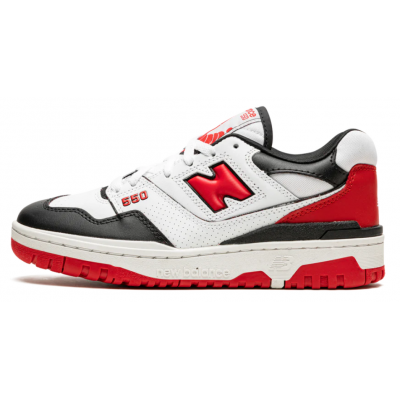 Кроссовки New Balance 550 Shifted Sport Pack Team Red красные с белым
