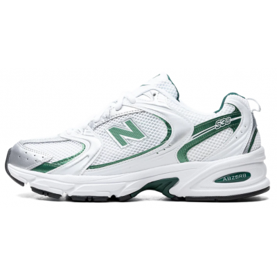 Кроссовки New Balance 530 White With Nightwatch Green