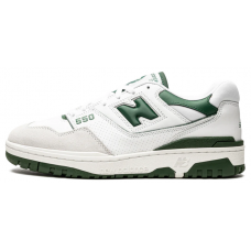 New Balance 550 White Team Forest Green