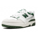 New Balance 550 White Team Forest Green