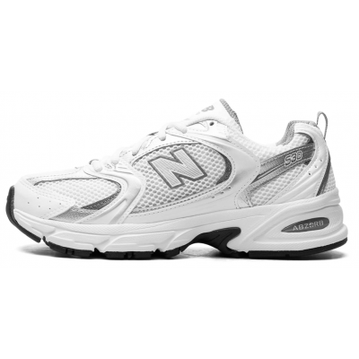 New Balance 530 White Silver Metallic