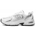 New Balance 530 White Silver Metallic