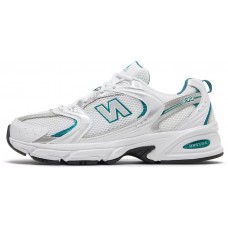 New Balance 530 White Silver Green