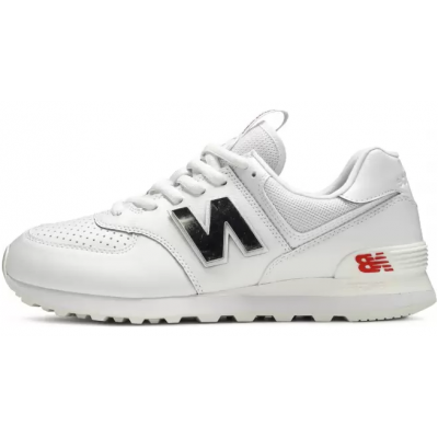 Кроссовки New Balance 574 Metallic White Neo Flame