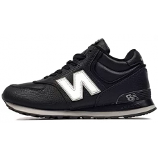 New Balance 574 Mid Black White зимние