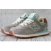 Кроссовки New Balance женские 574 зимние с мехом серо-голубые