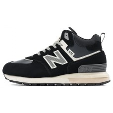 New Balance 574 Mid x Stone Island Black