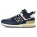 New Balance 574 Mid x Stone Island Dark Blue