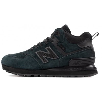 New Balance 574 Mid x Stone Island Dark Cyan Black