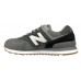 New Balance кроссовки 574 серые с белым