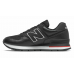 New Balance кроссовки 574 Rugged черные с красными вставками