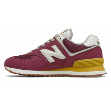 New Balance кроссовки 574 Vintage Brights женские бордовые