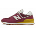 New Balance кроссовки 574 Vintage Brights женские бордовые