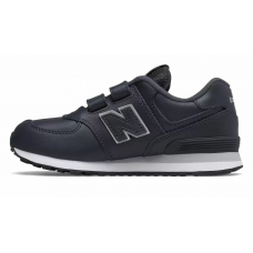 New Balance кроссовки 574 Hook and Loop синие