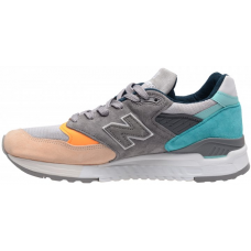 Кроссовки New Balance 998 серые с бирюзовым