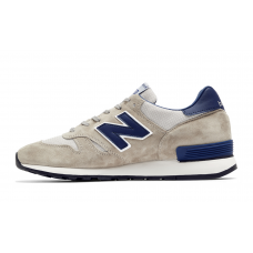 Кроссовки New Balance M670 бежевые с синим