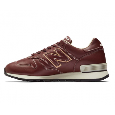 Кроссовки New Balance 670 Horween Made In UK кожаные коричневые