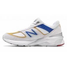 Кроссовки New Balance 990v5 белые с синим