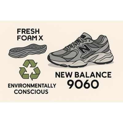 New Balance 9060: современная беговая модель с технологией Fresh Foam X и экологичным подходом