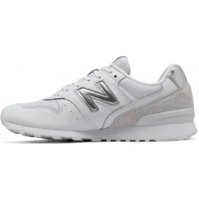 Кроссовки New Balance 996 кожаные белые с серым