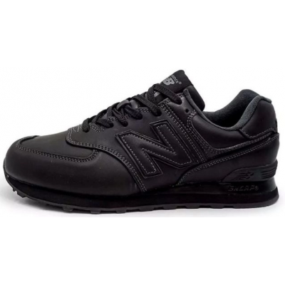 Кроссовки New Balance 574 Leather Black