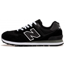 New Balance 574 Black (Reflective)