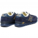 New Balance 574 Blue Gold с мехом