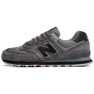 New Balance 574 Dark Grey с мехом